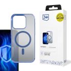 Capa para Apple iPhone 16 Pro - 3mk Frosty MagCase Blue