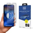 Vidro temperado fosco para Apple iPhone 13/13 Pro/14/16E - 3mk Hardglass Matt Max Privacy