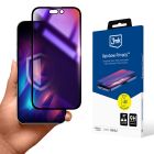 Vidro temperado com filtro de privacidade para Apple iPhone 15 - 3mk Rainbow Privacy
