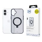 Capa para Apple iPhone 16 Plus - 3mk Smoke Case Mag&Stand