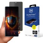 Película de Priveacidade com filtro de privacidade Redmi Note 14 Pro 4G - 3mk Silky Matt Privacy