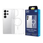 Capa resistente com MagSafe para Samsung Galaxy S25 Ultra - 3mk EverClear MagCase