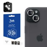 Vidro temperado para a lente da câmara para Apple iPhone 15 Plus - 3mk Lens Protection Pro Silver