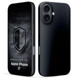Capa de silicone com MagSafe para Apple iPhone 16 Plus - 3mk HARDY® Mellow MagCase™ Black