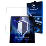 Película de proteção mate para ecrã de navegação para Renault Captur Techno Eco-G 100 g. 2025 – 3mk TechWrap Matte™ Center Display