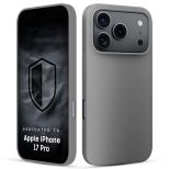 Capa de silicone para Apple iPhone 17 Pro - 3mk HARDY® Mellow Case™ Gray