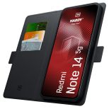 Capa com aba para Redmi Note 14 5G – 3mk HARDY® Foldy Case™