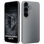 Capa de silicone para Samsung Galaxy S24 FE - 3mk HARDY® Mellow Case™ Gray