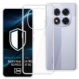 Capa transparente para Redmi Note 14 PRO 5G/POCO X7 5G – 3mk HARDY® Vision Case™