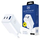 Carregador de parede USB-C USB-A 3mk Hyper GaN PD Charger 65W™