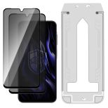 2x Vidro temperado com filtro de privacidade e aplicador para Samsung Galaxy A26 5G - 3mk HARDY® Privzone 9H™