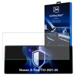 Película de proteção mate para ecrã de navegação para Nissan X-Trail T33 2021-26 – 3mk TechWrap Matte™ Center Display