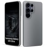 Capa de silicone para Samsung Galaxy S25 Ultra - 3mk HARDY® Mellow Case™ Gray