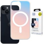 Capa holográfica com MagSafe para Apple iPhone 15 - 3mk HARDY® PrisMag Case™