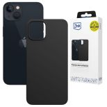 Capa de silicone com MagSafe para Apple iPhone 15 Plus - 3mk HARDY® Mellow MagCase™ Black
