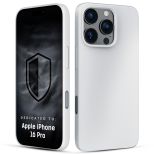 Capa de silicone com MagSafe para Apple iPhone 16 Pro - 3mk HARDY® Mellow MagCase™ White