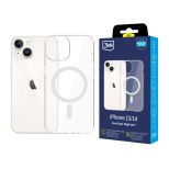 Capa resistente com MagSafe para Apple iPhone 13/14 - 3mk EverClear MagCase