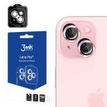 Vidro temperado para a lente da câmara para Apple iPhone 15 - 3mk Lens Protection Pro Pink