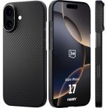 Capa de fibra de aramida com MagSafe para Apple iPhone 17 - 3mk HARDY® Aramid MagCase™