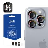 Vidro temperado para a lente da câmara para Apple iPhone 16 Pro - 3mk Lens Protection Pro Rainbow