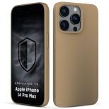 Capa de silicone com MagSafe para Apple iPhone 14 Pro Max - 3mk HARDY® Mellow MagCase™ Gold