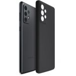 Capa de silicone para Samsung Galaxy A33 5G - 3mk HARDY® Mellow Case™ Black