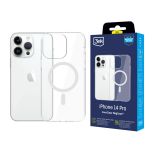 Capa resistente com MagSafe para Apple iPhone 14 Pro - 3mk EverClear MagCase