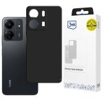 Capa de silicone para Poco C65 - 3mk HARDY® Mellow Case™ Black
