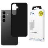 Capa de silicone para Samsung Galaxy S24 - 3mk HARDY® Mellow Case™ Black