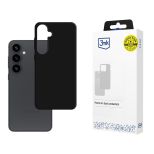 Capa de silicone para Samsung Galaxy S25 - 3mk HARDY® Mellow Case™ Black