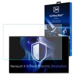 Película de proteção mate para ecrã de navegação para Renault 4 E-Tech Electric Evolution – 3mk TechWrap Matte™ Center Display