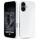 Capa de silicone com MagSafe para Apple iPhone 16 - 3mk HARDY® Mellow MagCase™ White