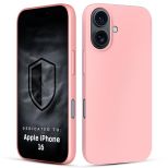 Capa de silicone com MagSafe para Apple iPhone 16 - 3mk HARDY® Mellow MagCase™ Pink