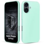 Capa de silicone com MagSafe para Apple iPhone 16 Plus - 3mk HARDY® Mellow MagCase™ Teal