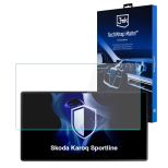 Película de proteção mate para ecrã de navegação para Skoda Karoq Sportline – 3mk TechWrap Matte™ Center Display