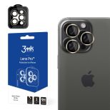 Vidro temperado para a lente da câmara para Apple iPhone 15 Pro - 3mk Lens Protection Pro Dark Gold
