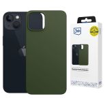 Capa de silicone com MagSafe para Apple iPhone 15 - 3mk HARDY® Mellow MagCase™ Alpine Green