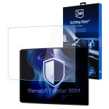 Película de proteção mate para ecrã de navegação para Renault Captur 2024- – 3mk TechWrap Matte™ Center Display