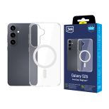 Capa resistente com MagSafe para Samsung Galaxy S26 - 3mk EverClear MagCase