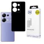 Capa de silicone para Redmi Note 13 Pro 4G - 3mk HARDY® Mellow Case™ Black