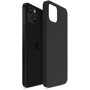 Capa de silicone para Apple iPhone 12 Pro Max - 3mk HARDY® Mellow Case™ Black