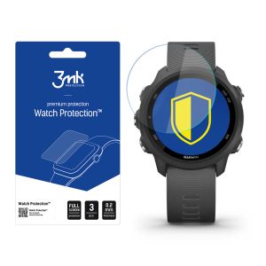 Vidro de proteç?o para ecr? do smartwatch Garmin Forerunner 245 - proteç?o Watch 3mk