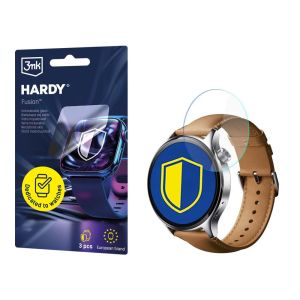 Vidro híbrido para smartwatch Xiaomi Watch S1 Pro - 3mk HARDY® Fusion Watch Protection™