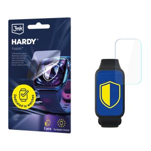 Vidro híbrido para smartwatch Xiaomi Smart Band 9 Active - 3mk HARDY® Fusion Watch Protection™