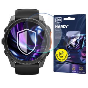 Vidro híbrido para smartwatch Garmin Fenix 8 Pro 51mm (Amoled, MicroLED) - 3mk HARDY® Fusion Watch Protection™