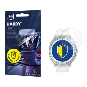 Vidro híbrido para smartwatch Samsung Galaxy Watch 8 Classic - 3mk HARDY® Fusion Watch Protection™
