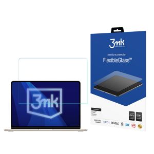 Vidro híbrido inquebrável para Apple MacBook Air 13,6" M2/M3/M4 - 3mk FlexibleGlass