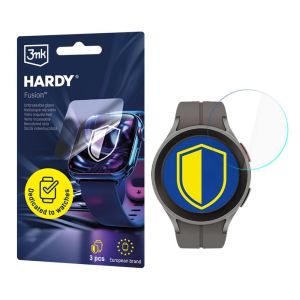 Vidro híbrido para smartwatch Samsung Galaxy Watch 5 Pro 45 mm - 3mk HARDY® Fusion Watch Protection™