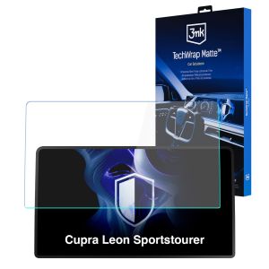 Película de proteção mate para ecrã de navegação para Cupra Leon Sportstourer 2024- – 3mk TechWrap Matte™ Center Display