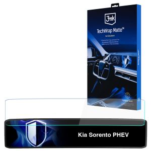 Película de proteção mate para ecrã de navegação para Kia Sorento PHEV 2023- – 3mk TechWrap Matte™ Center Display